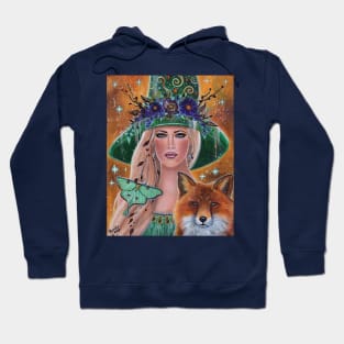 Noemi Halloween witch by Renee Lavoie Hoodie